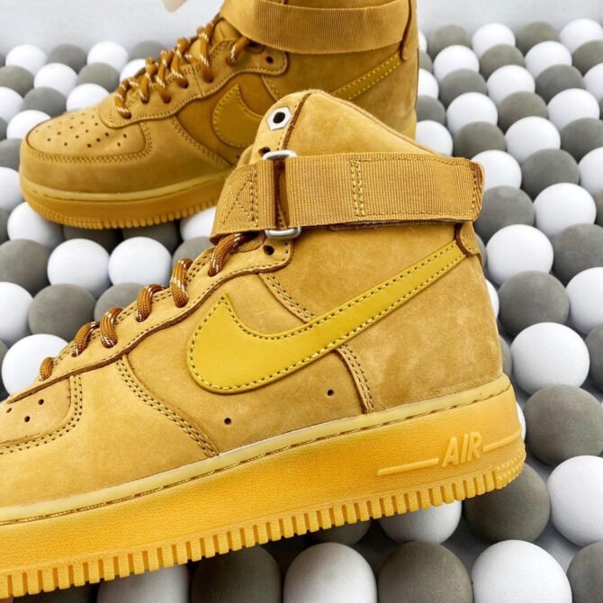 REPLICA AIR FORCE 1 MID '07 'FLAX WHEAT' - immagine 8