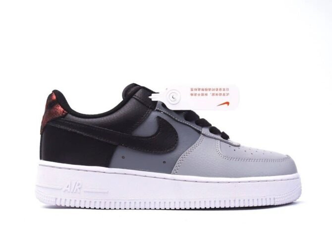 REPLICA AIR FORCE 1 LOW '07 NERO FUMO GRIGIO - immagine 7